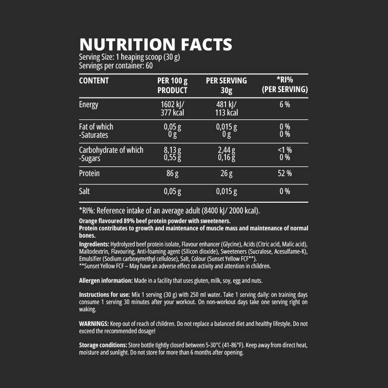 Beef Protein Isolate