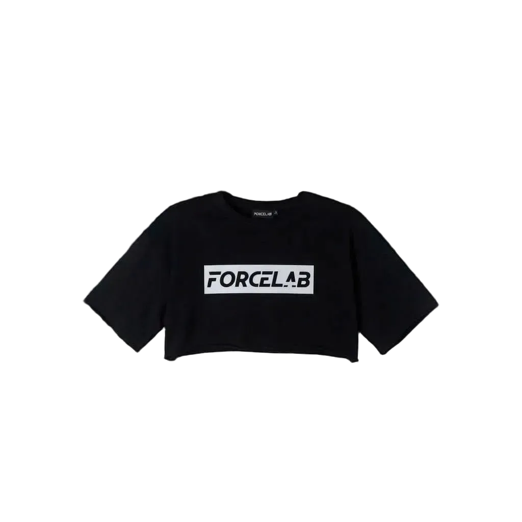 Oversized Crop Μπλούζα