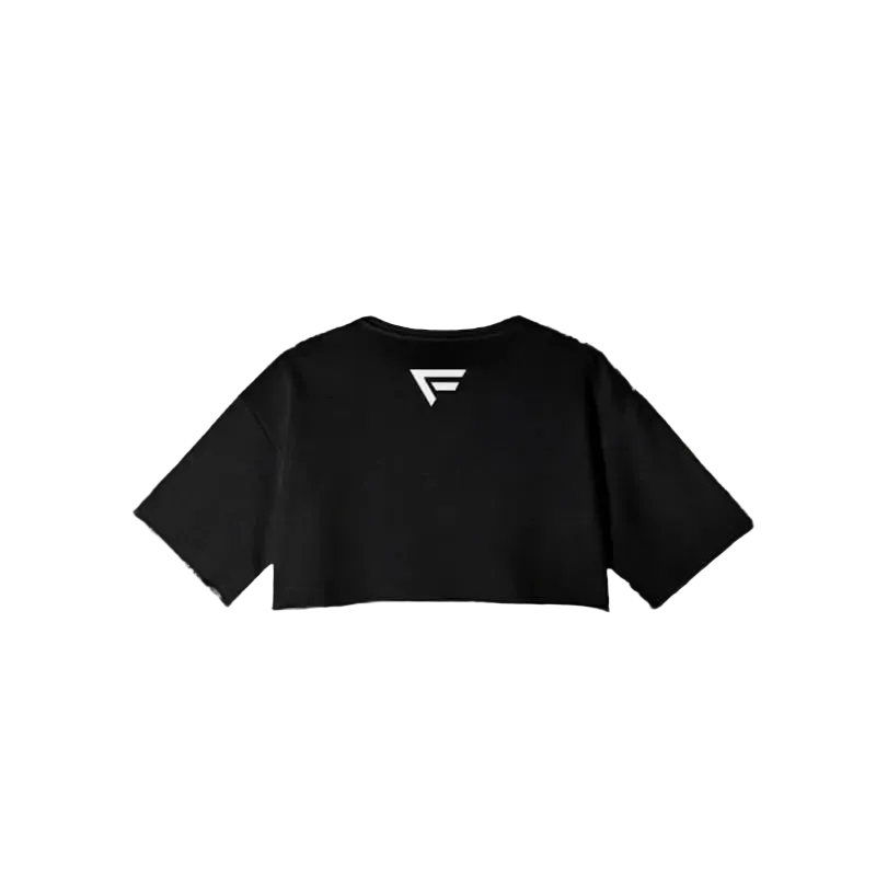 Oversized Crop Μπλούζα