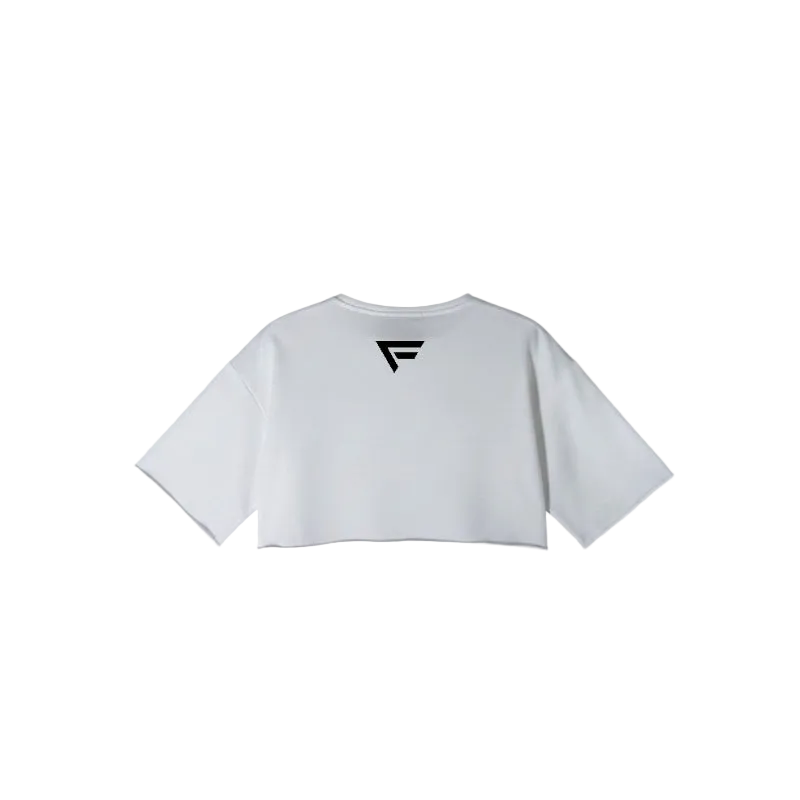 Oversized Crop Μπλούζα
