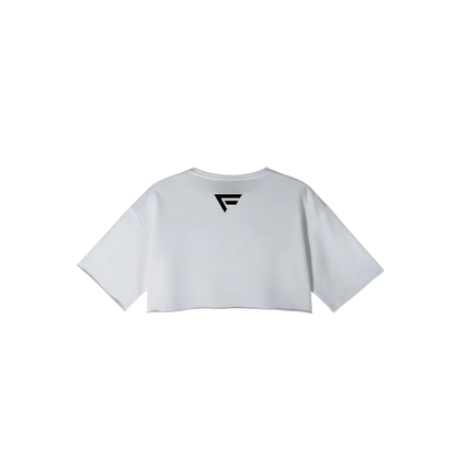 Oversized Crop Μπλούζα