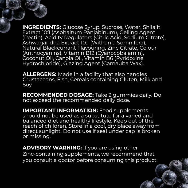 Shilajit Gummies – Ζελεδάκια Shilajit